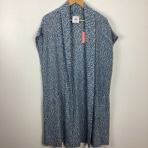 Cabi #3165 Napa Vest Duster Chunky Knit Size Large NWT